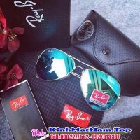 Kính rayban tráng gương màu xanh ngọc ( Bán Kính Râm Chống Chói Giá Rẻ Hà Nội)